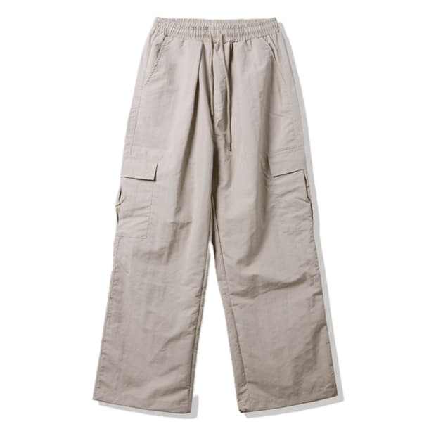 썸플레이스 나일론 카고팬츠 베이지 S