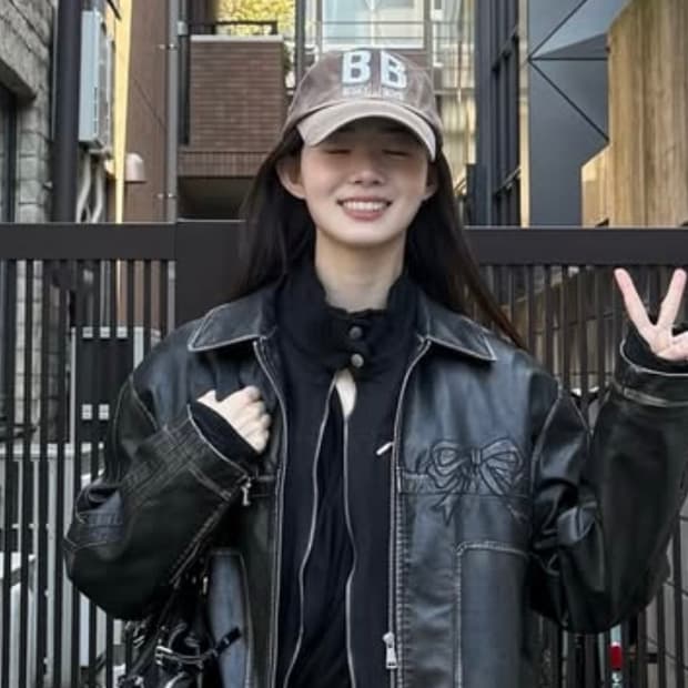 신시아님 착용) 보기보이즈 워시드 볼캡 브라운