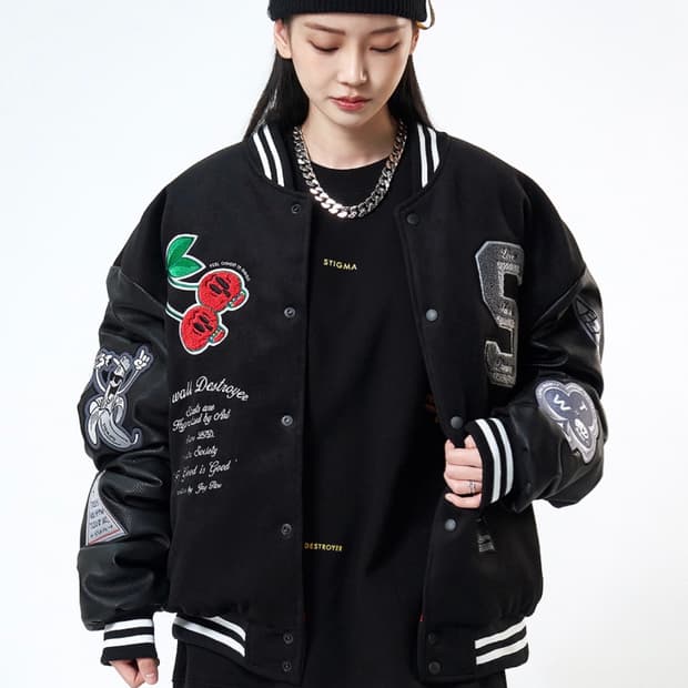 스티그마(STIGMA) VATOS 바시티 자켓