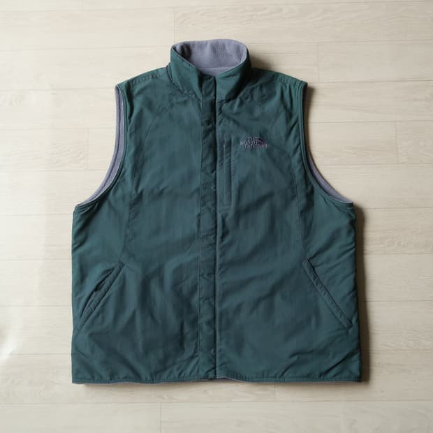 빈티지 노스페이스 리버시블 플리스 베스트