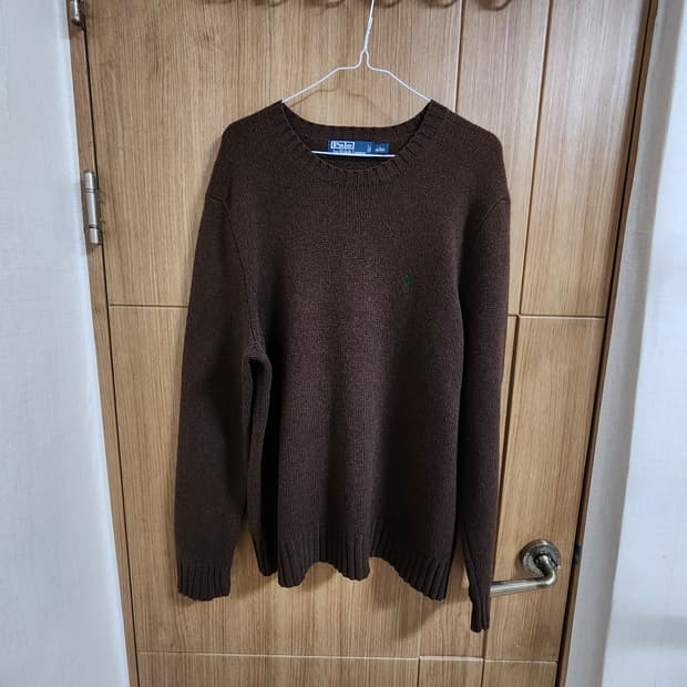 (L)폴로 니트 브라운