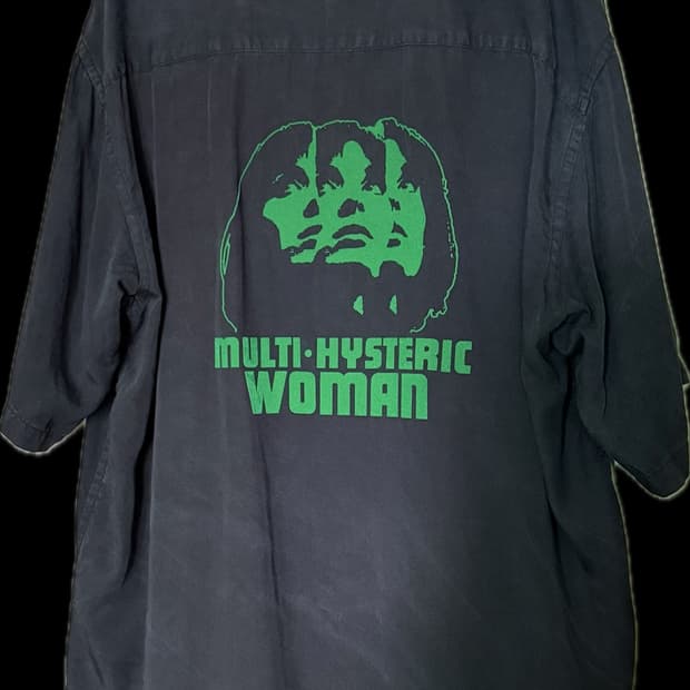 히스테릭 글래머 레이온 볼링셔츠