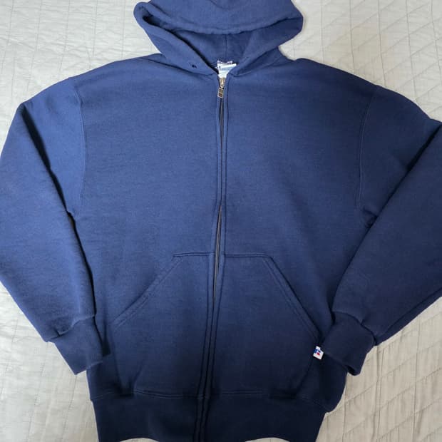 [M] 90s 러셀 애슬레틱 후드집업 네이비 ver. 나이스 컨디션