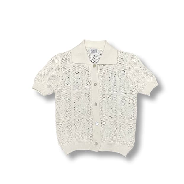 [OS] 마리떼 프랑소와 저버 화이트 크로셰 가디건