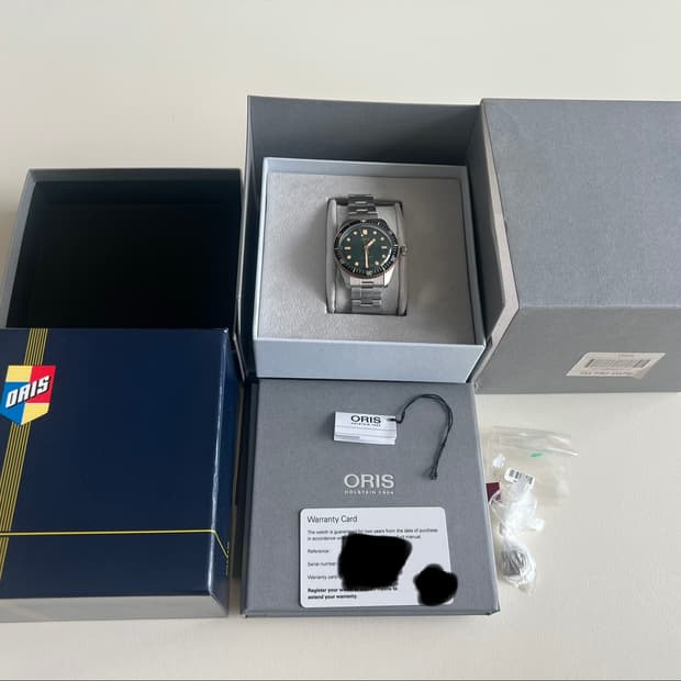 오리스 식스티파이브 65 40mm 녹판 