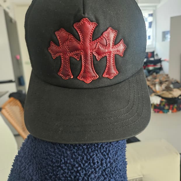 크롬하츠 신세계 정품 레더패치 캡 모자