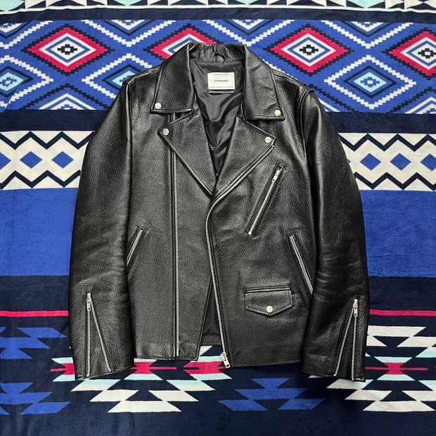 vivastudio 소가죽 라이더 자켓( 실측확인)