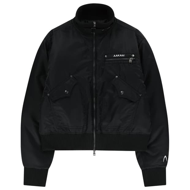 High-Neck Bomber Jacket (Black) 2사이즈 구함