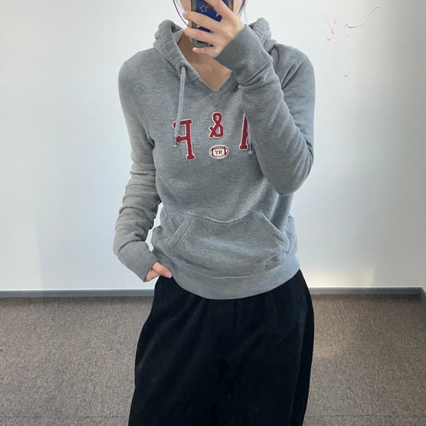 Abercrombie 아베크롬비 A&F 그레이 후드티