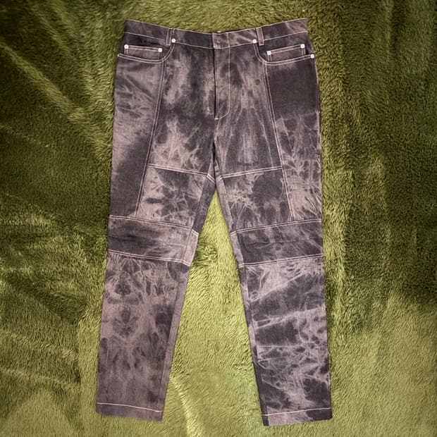 [XL] IISE 이세 가먼트 다잉 6 포켓 디테일 데님 팬츠