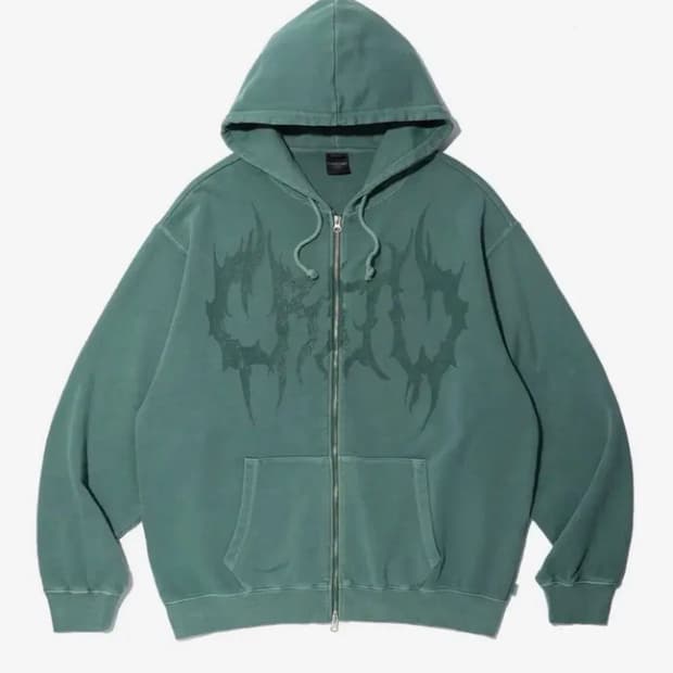 CRITIC 크리틱 로고 프린팅 후드집업