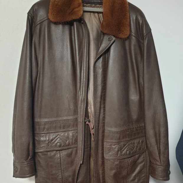 밍크 남성가죽자켓
