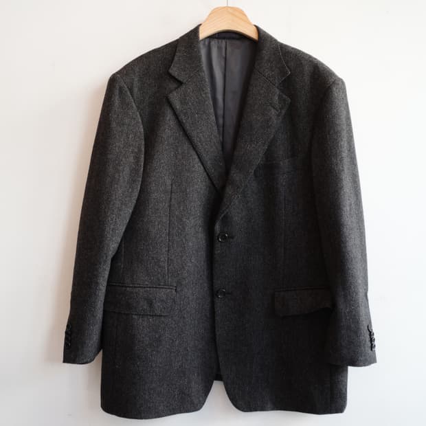 Japan brand 캐시미어100 헤링본 자켓