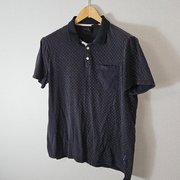 아르마니 익스체인지 스포츠 폴로 카라티 반팔 피케 L 남성 (큐알정품)