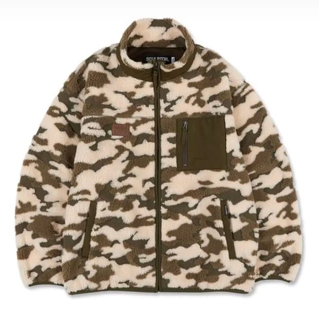 스컬프터 카모 후리스