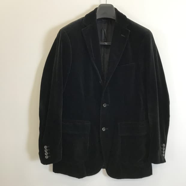 폴로 랄프로렌 벨벳 블레이져 자켓 블랙 [M]