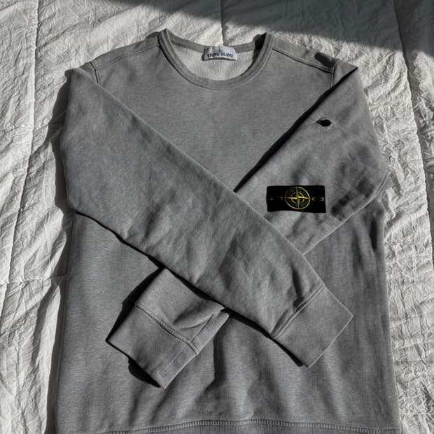 스톤 그레이 맨투맨 L 급처