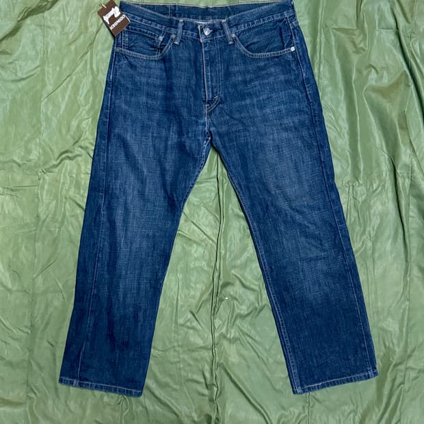 리바이스 505 레귤러핏 데님 팬츠 34