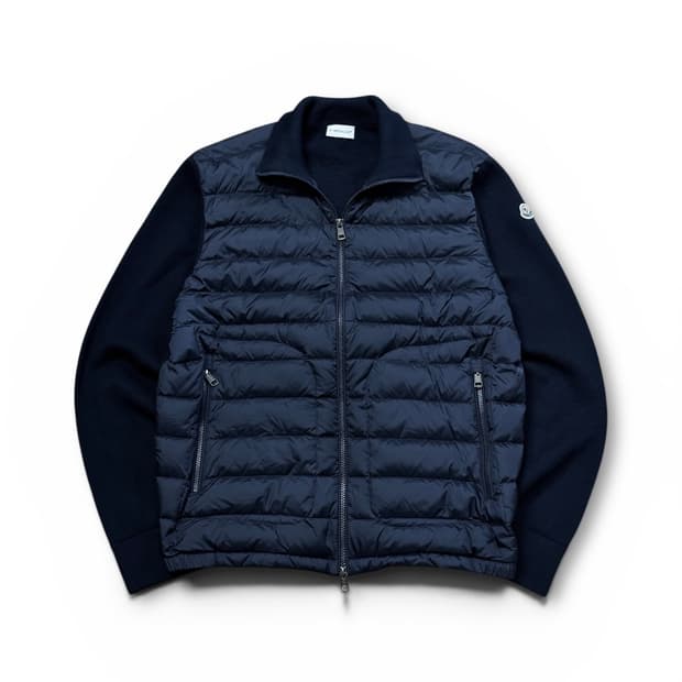 몽클레르 투웨이 집업 니트 패딩