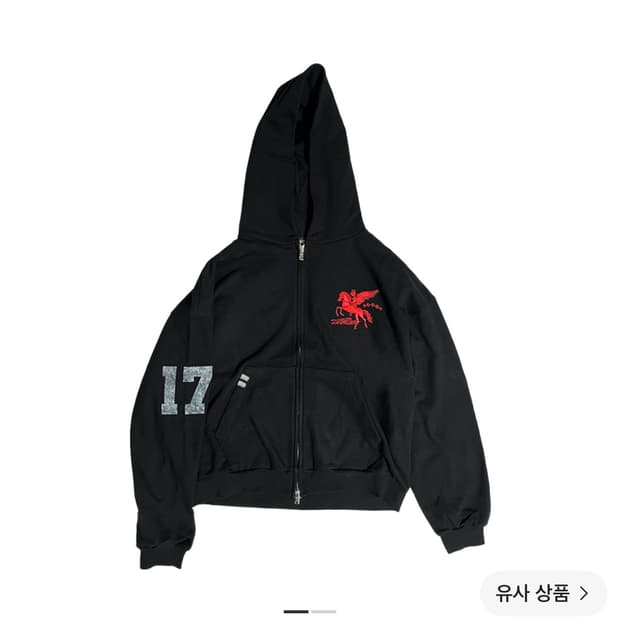 파코서플라이 후드집업 블랙 1size