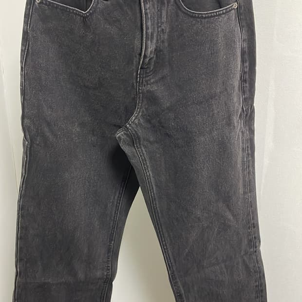 무신사 스탠다드 데님 워시드 블랙