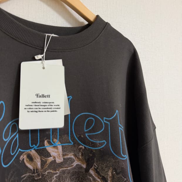 팔렛 세렝게티 맨투맨 차콜 XL