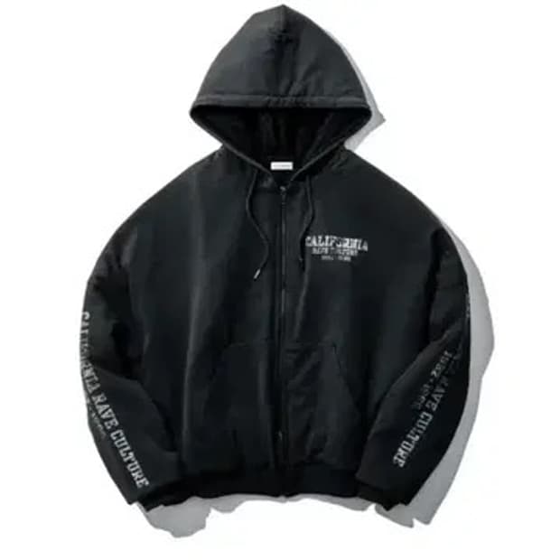 윌리차바리아 퀼팅 후드 집업