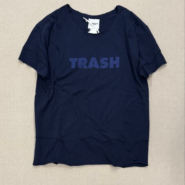 솔로이스트 15ss 디스트레스드 TRASH 티셔츠