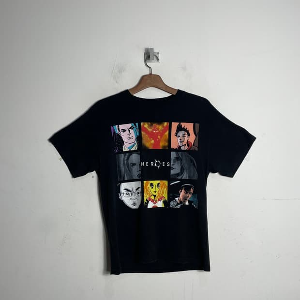 델타 히어로즈 반팔 티셔츠 블랙