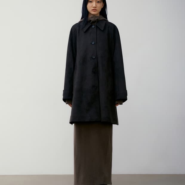 로우클래식 SUEDE HALF COAT 하프 코트