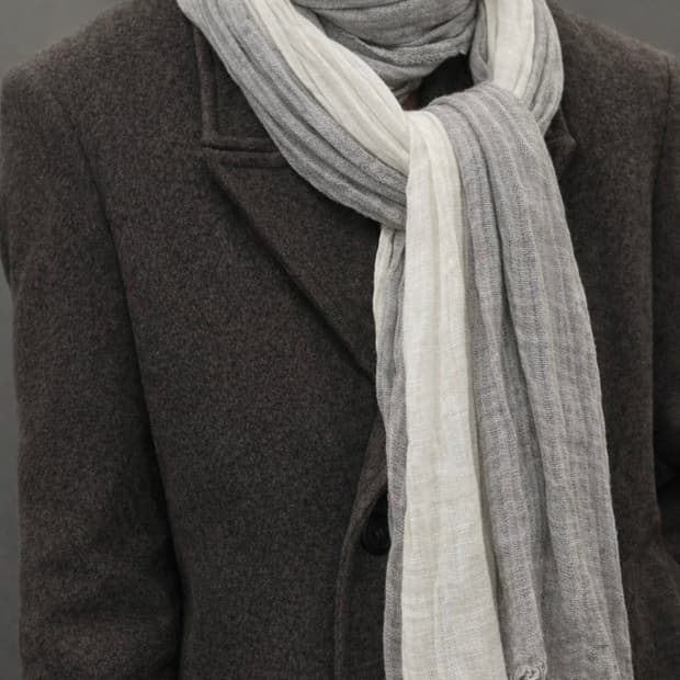 크링클 주름 머플러 ( 3color)
