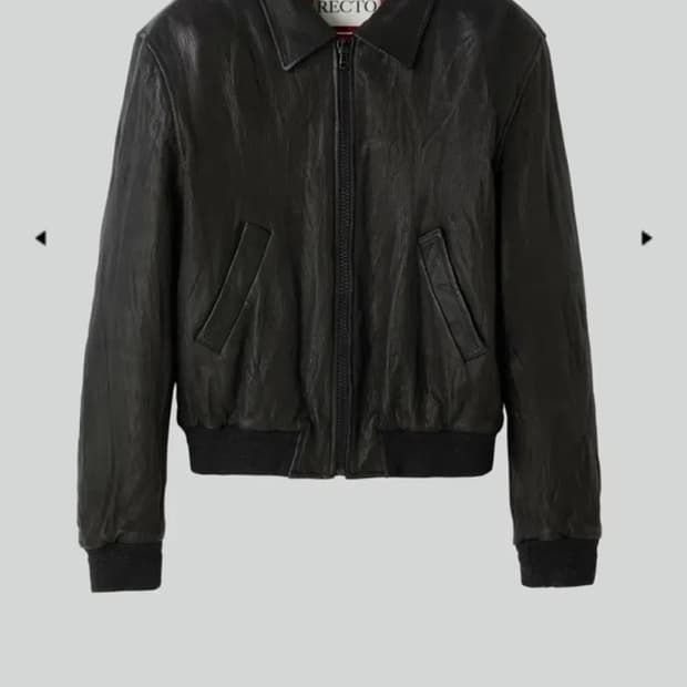 렉토 크링클 레더 자켓
