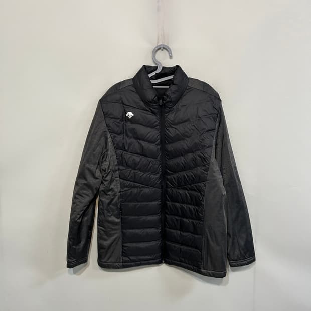 데상트 남성 거위털 경량패딩 100