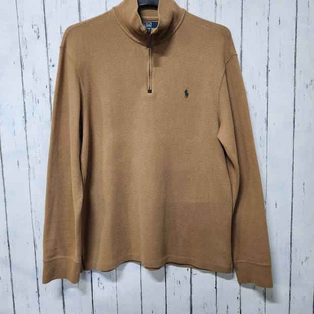 폴로 랄프로렌 코튼 하프 집업