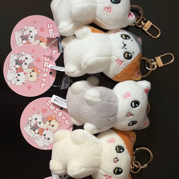코네코쨩 고양이 키링 세트