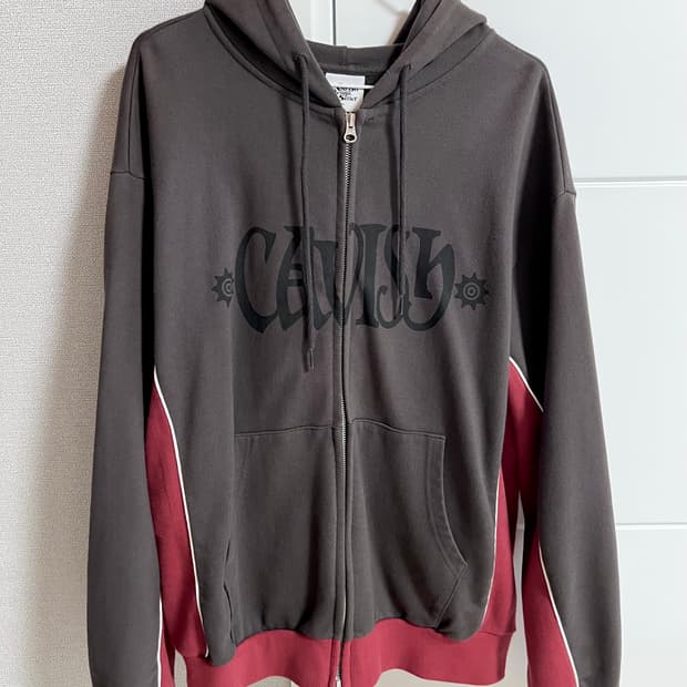카비시 후드집업 차콜 m