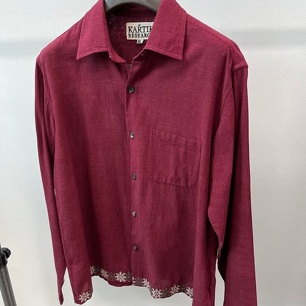 105) 카틱리서치 25ss 눈꽃 셔츠