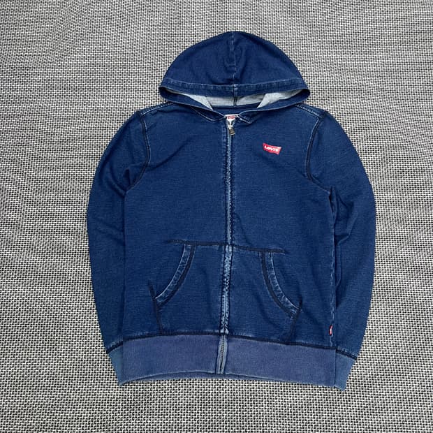 리바이스 데님 후드집업