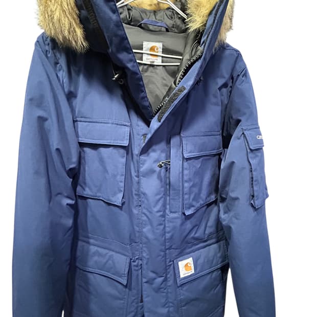 칼하트네이비색 패딩S