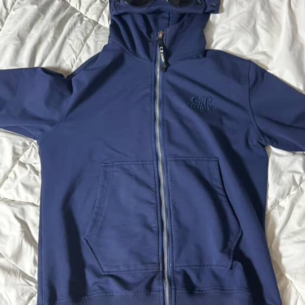 cp company 후드집업 네이비