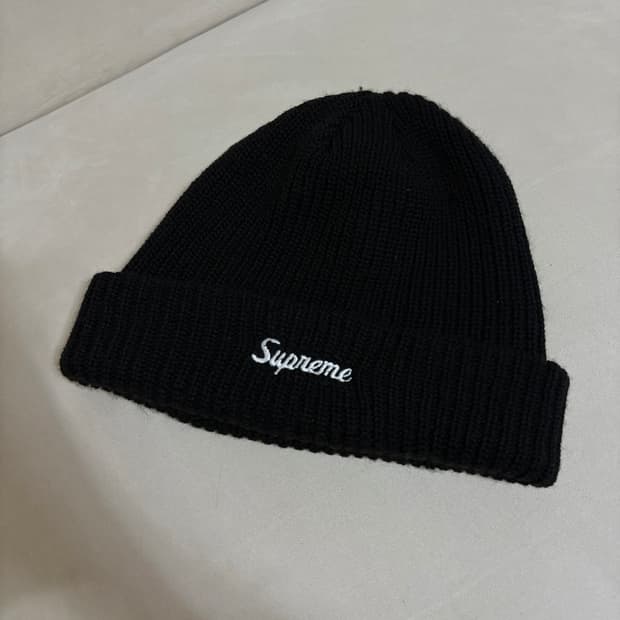 슈프림 비니 블랙