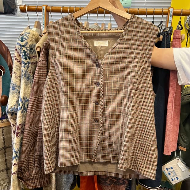 [Japanese Vintage] 4button vest