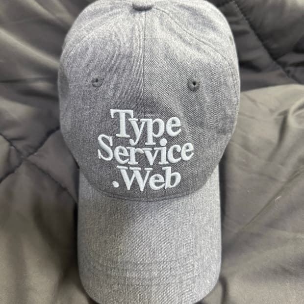 타입서비스 웹 캡 멜란지 그레이 