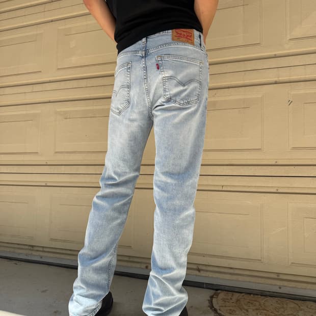 Perfect light blue levi’s 505(32x32)