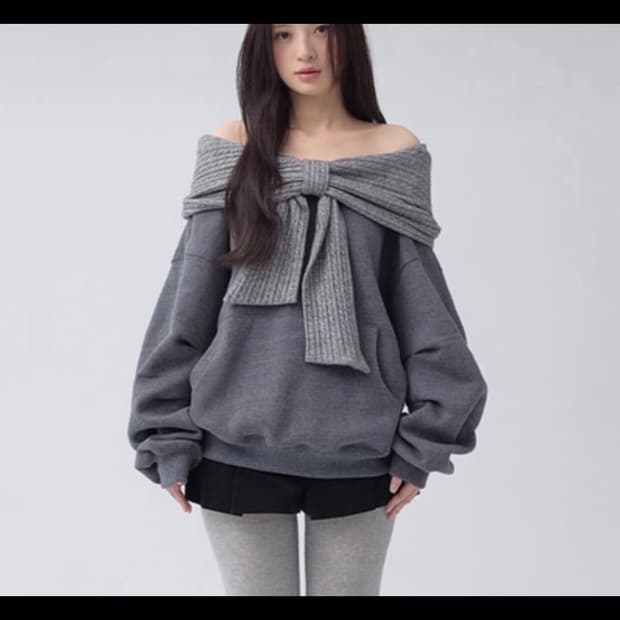 더티스 리본후드 그레이