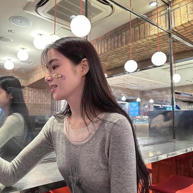 스컬프터 트리플 레이어드 티셔츠 (홍수주 착용)