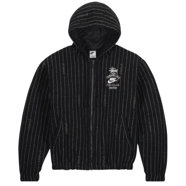 구매) 스투시 스트라이프 울 자켓 L