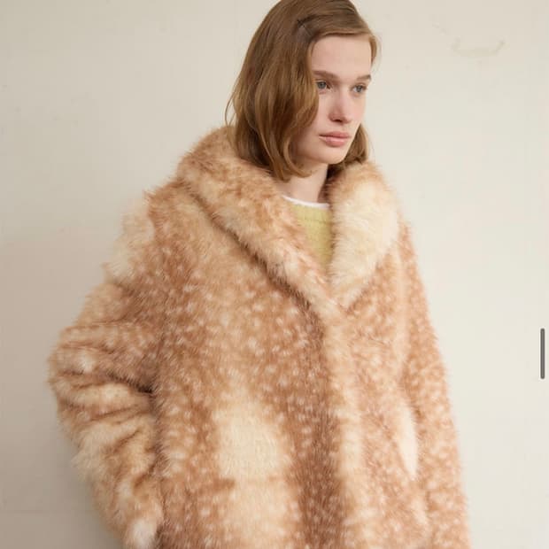 Funfromfun Bambi Fur Jacket