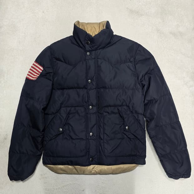 데님서플라이 랄프로렌 네이비 덕다운 패딩 자켓 S