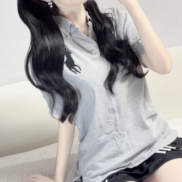 폴로 랄프로렌 그레이 빅포니 카라티 L